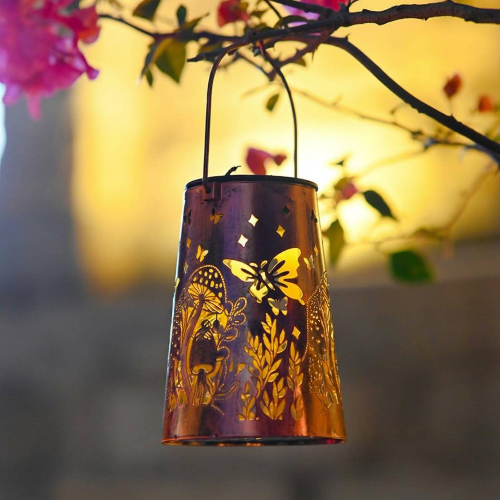 Garden Lighting Decor - Lampu Taman Motif Bunga, Lampu Taman