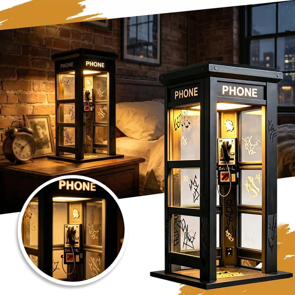 Decor Lighting Table Lamps - Lampu Meja Telepon Retro Graffiti Mini