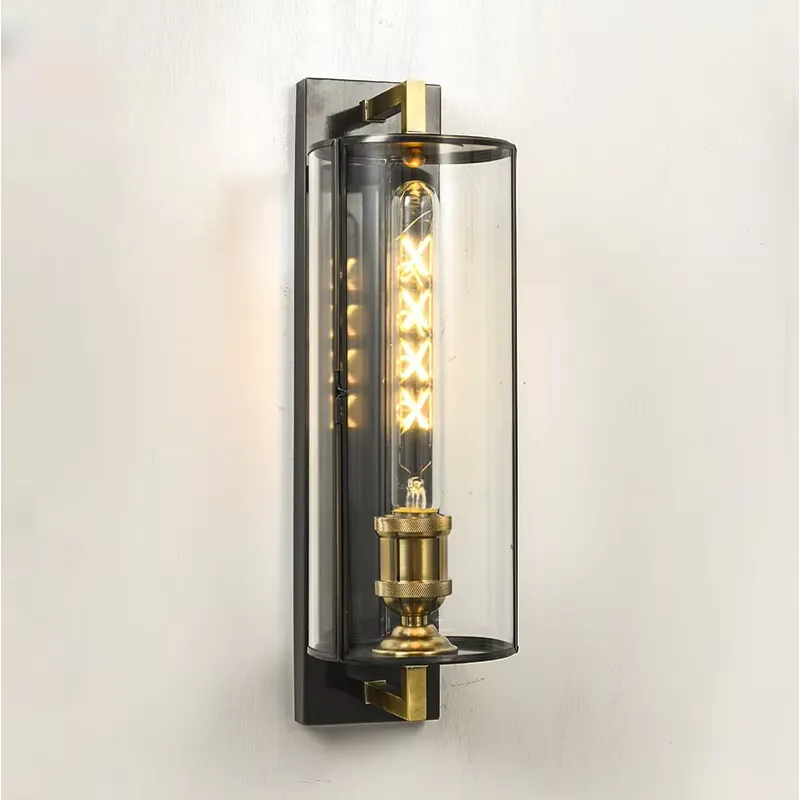 Lighting Decor Room - Lampu Gantung Led Silinder Emas Modern