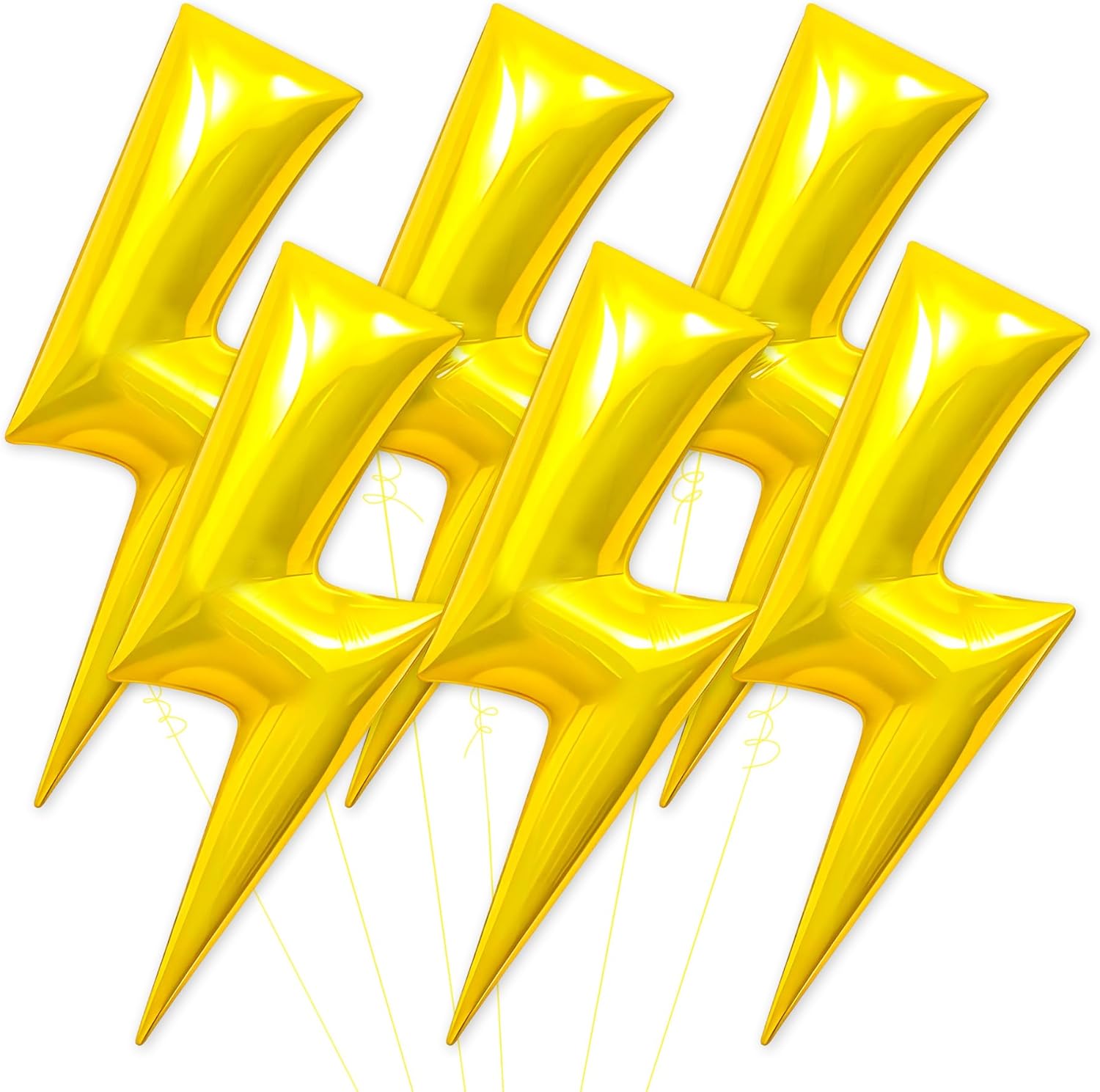 Lighting Mcqueen Birthday Decor - 6 Buah/Set 91.44 CM Balon Flash