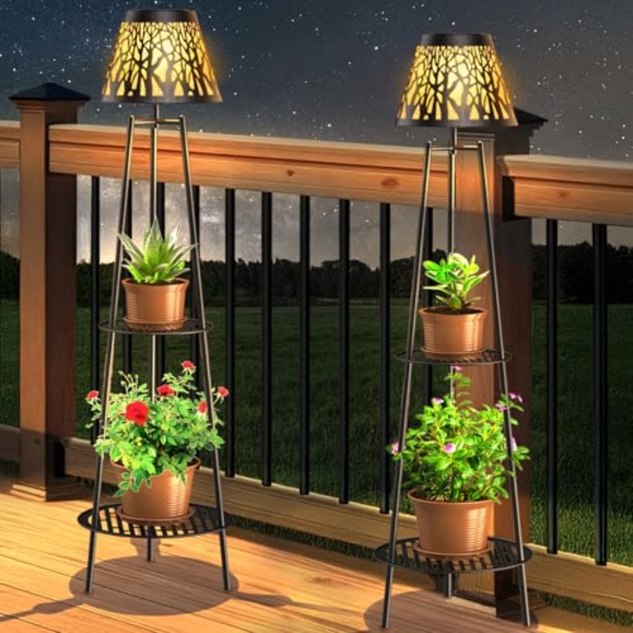 Decor Lighting Pack - 2 Paket Lampu Lantai Tenaga Surya