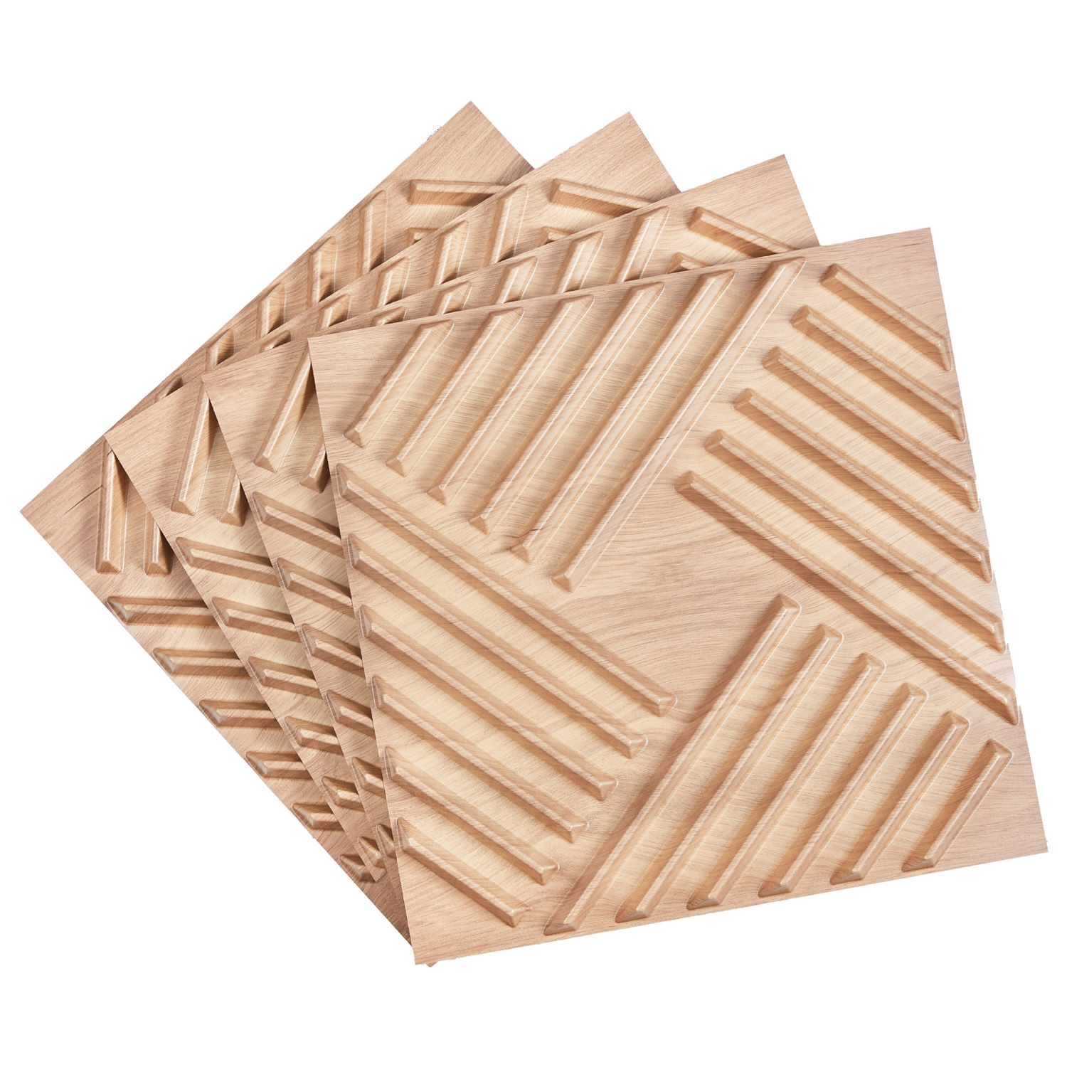 Decor Lighting Pack - Panel Dinding 3D, 12 Paket 19,7