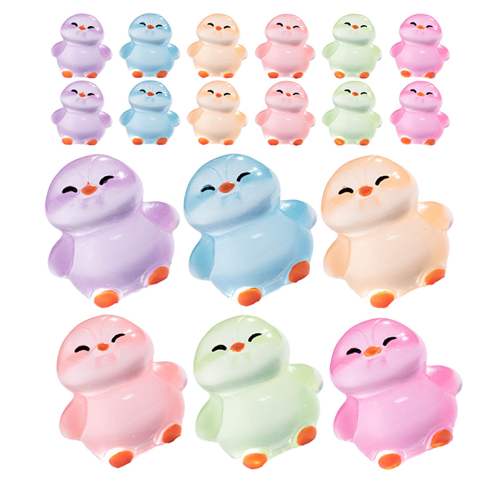 18Pcs Penguin Resin Bercahaya: - Lighting Decoration Ideas For Home ulasan dan harga