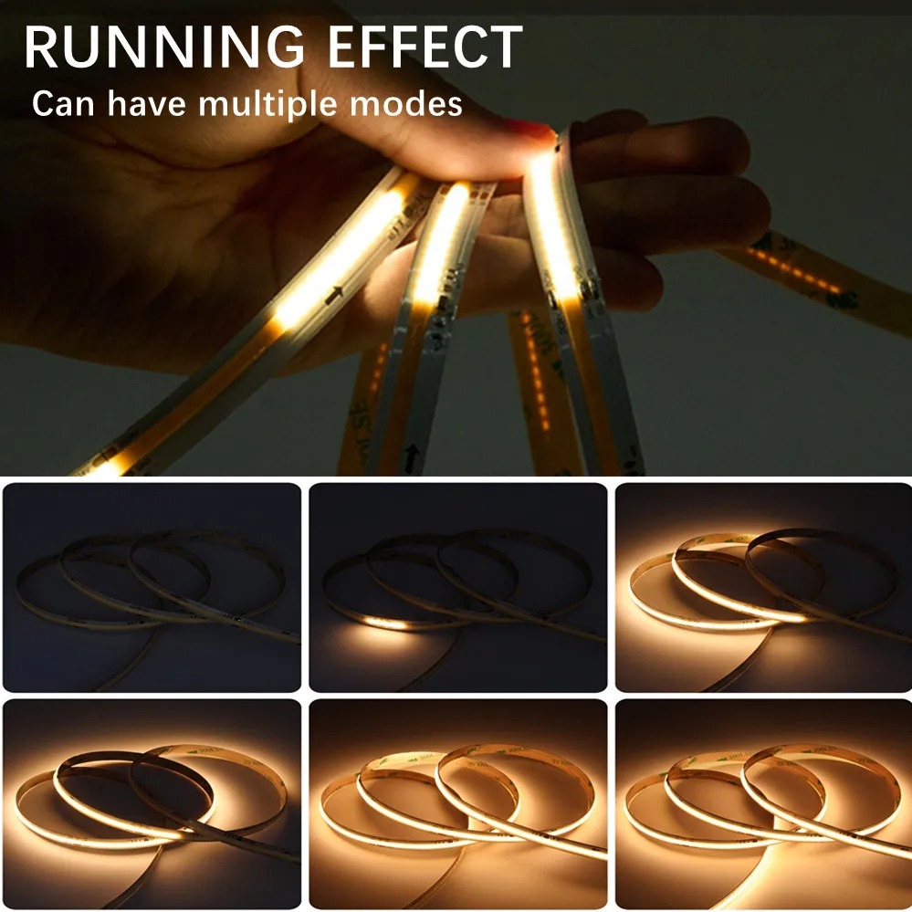 Lampu Strip LED COB WS2811 DC2 - Decor Lighting Address ulasan dan harga