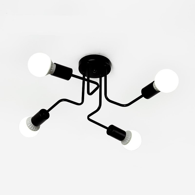 4/6/8 Kepala Retro Industri LO - Lighting Decor Items ulasan dan harga