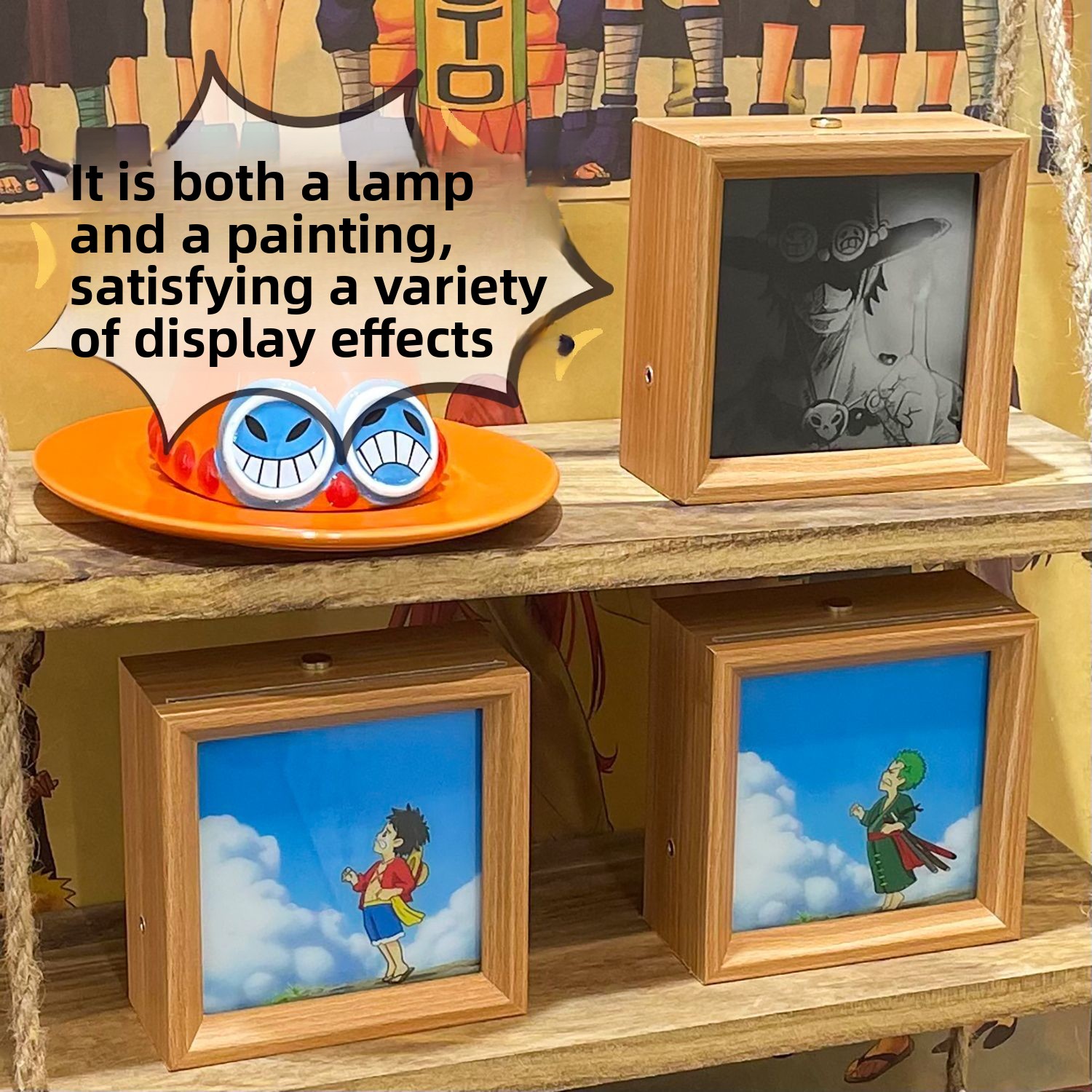 Lampu hias poster kartun One P - Lighting Decor Items ulasan dan harga