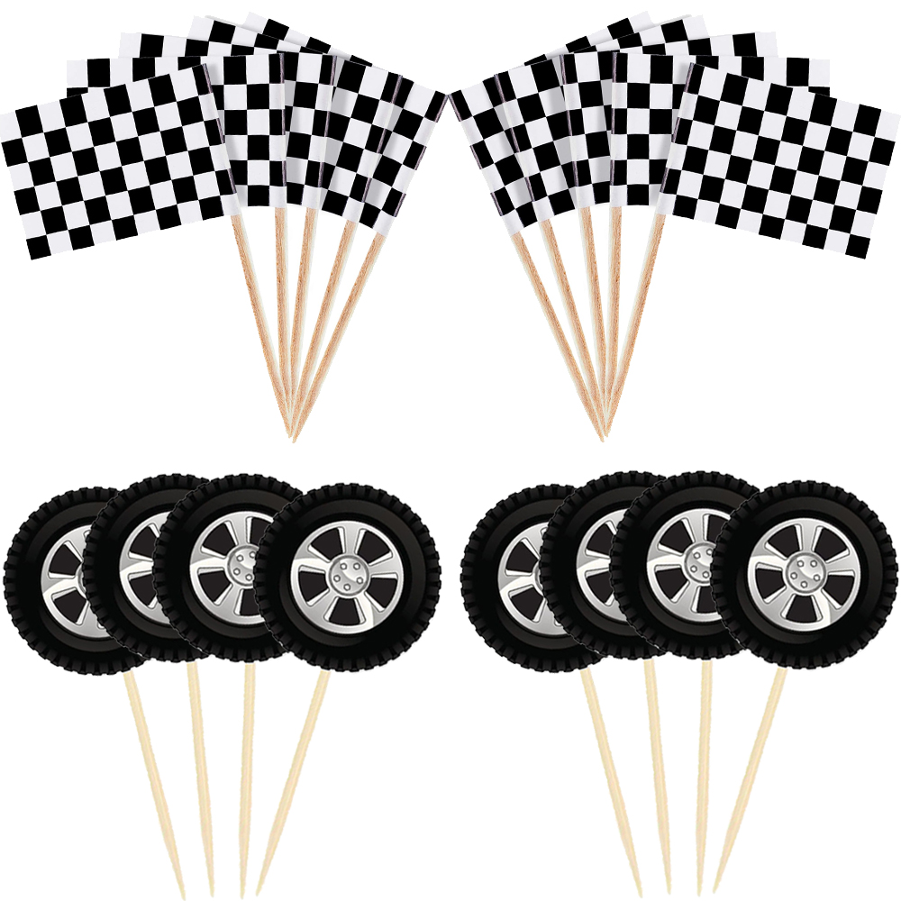 Roda mobil balap pesta kue ban - Lighting Mcqueen Birthday Decor ulasan dan harga