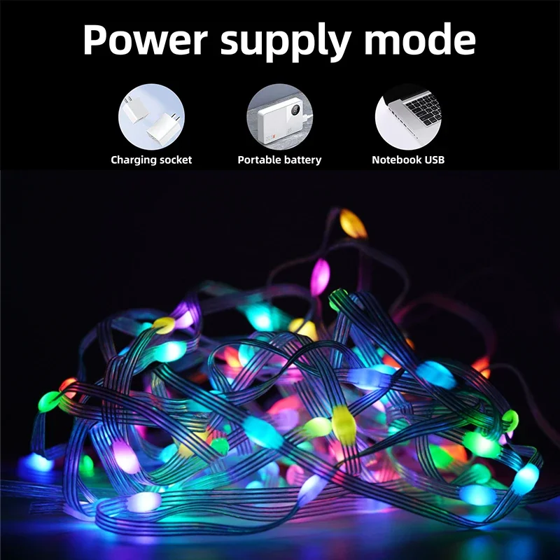Lampu Natal warna impian tali  - Decor Lighting Address ulasan dan harga