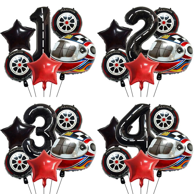Set Balon Ulang Tahun Digital  - Lighting Mcqueen Birthday Decor ulasan dan harga