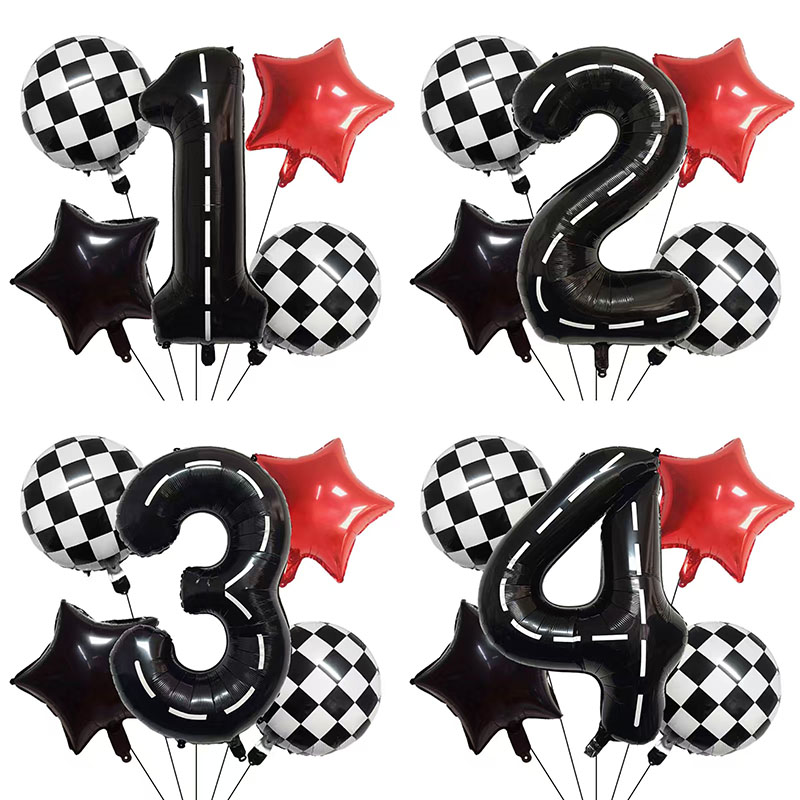 Set Balon Ulang Tahun Digital  - Lighting Mcqueen Birthday Decor ulasan dan harga