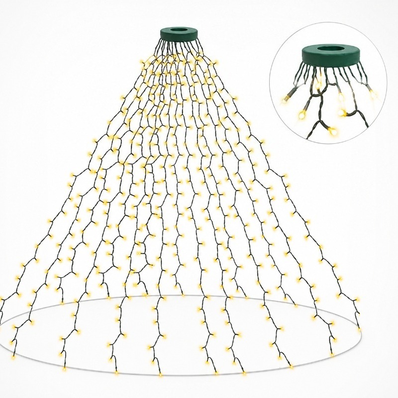 Lampu LED USB Tahan Air, 8 Mod - Garden Lighting Decor ulasan dan harga