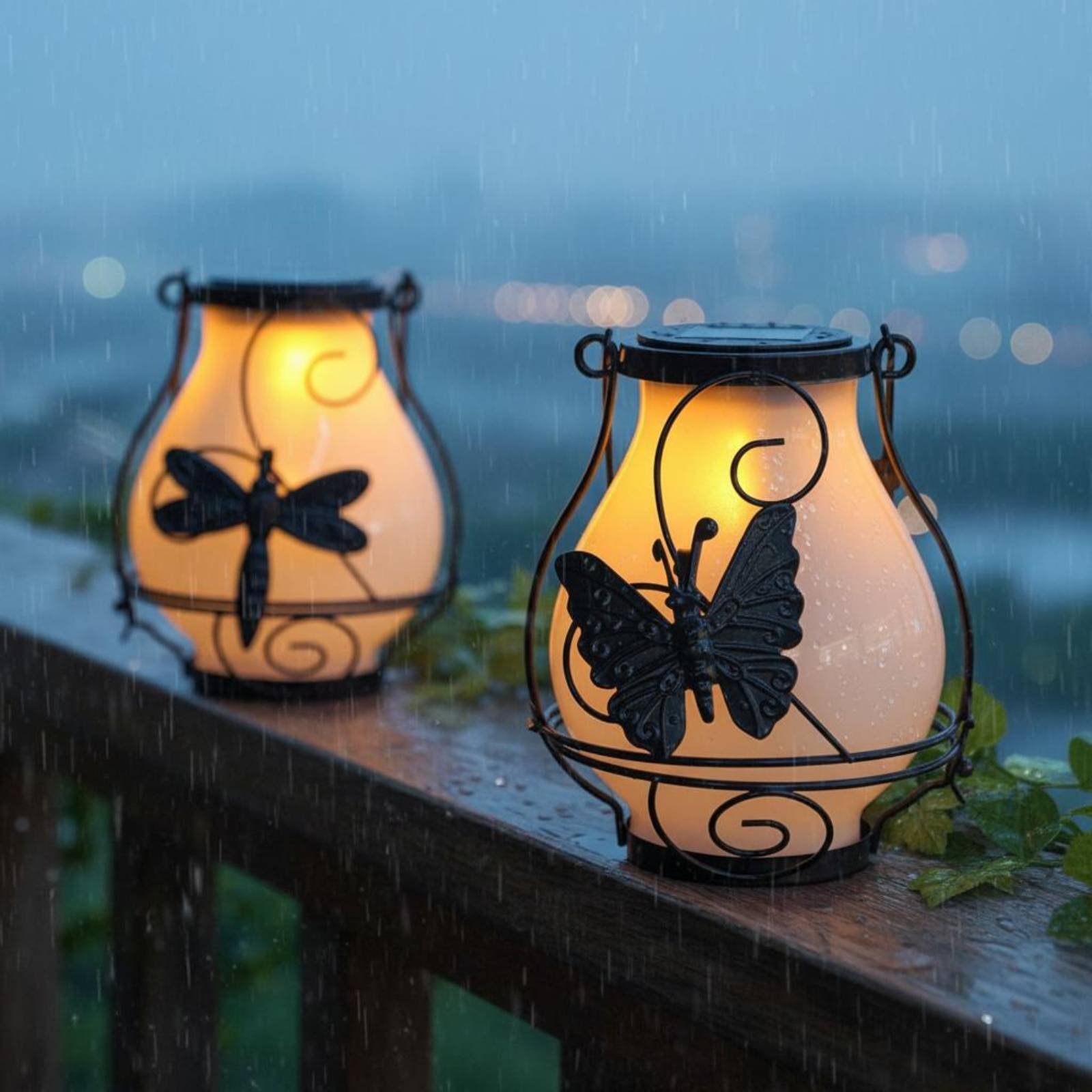 Lentera Kupu-kupu Tenaga Surya - Garden Lighting Decor ulasan dan harga