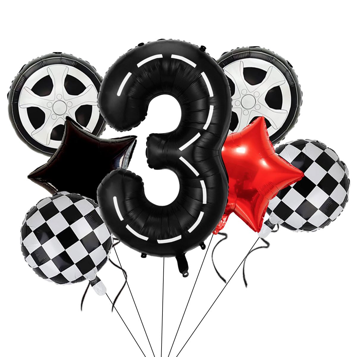 Balon ulang tahun mobil balap  - Lighting Mcqueen Birthday Decor ulasan dan harga