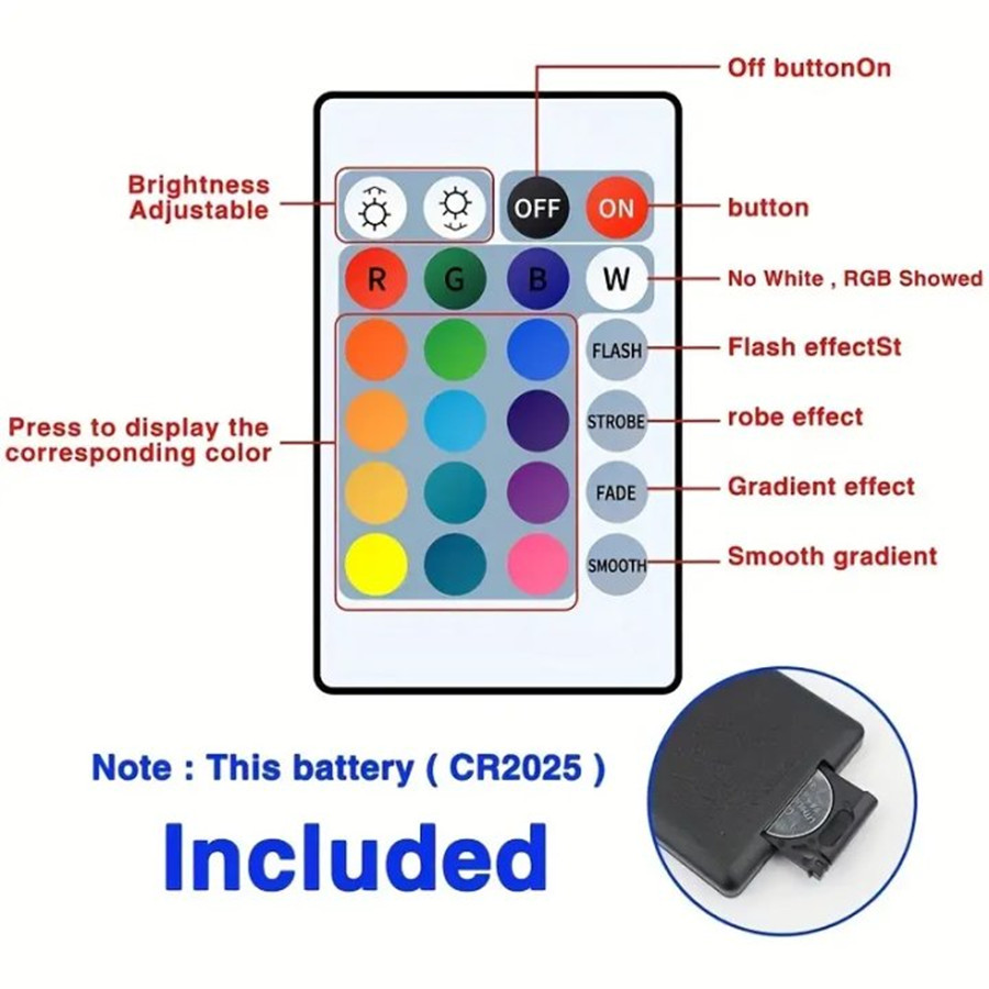 Lampu LED setrip Bluetooth 505 - Lighting Bolt Decor ulasan dan harga