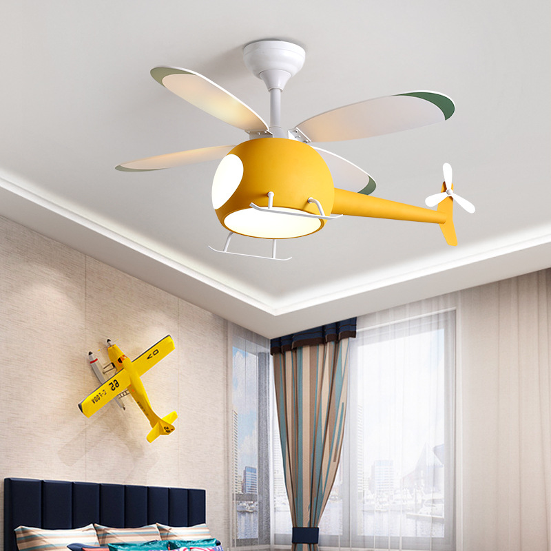 Lampu Kipas Pesawat Kartun Kre - Lighting Decor Room ulasan dan harga