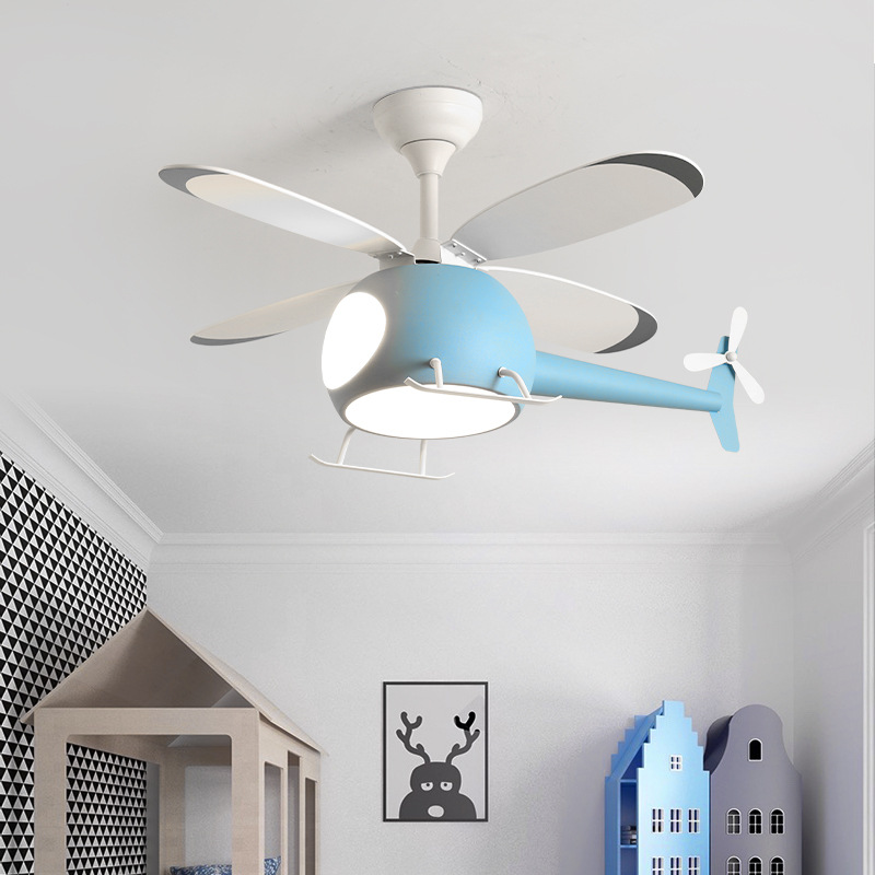 Lampu Kipas Pesawat Kartun Kre - Lighting Decor Room ulasan dan harga