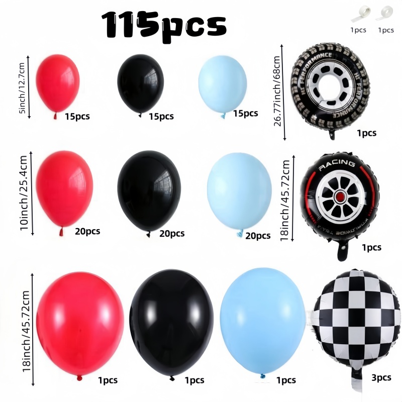 Set Balon Ulang Tahun Bertema  - Lighting Mcqueen Birthday Decor ulasan dan harga