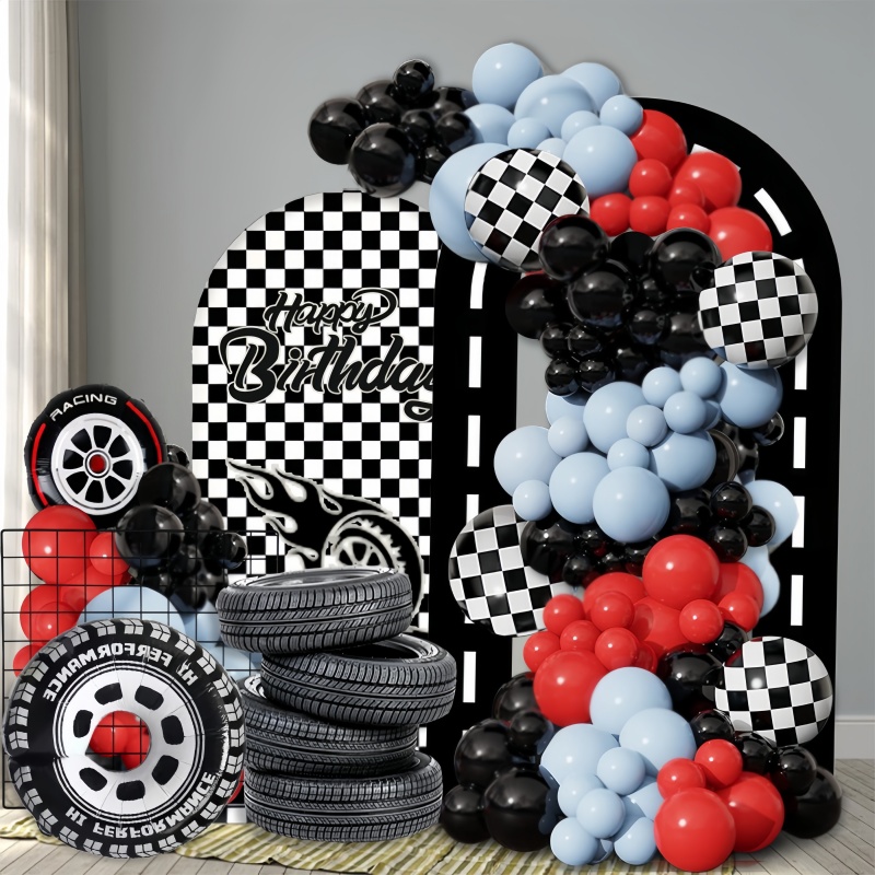 Set Balon Ulang Tahun Bertema  - Lighting Mcqueen Birthday Decor ulasan dan harga