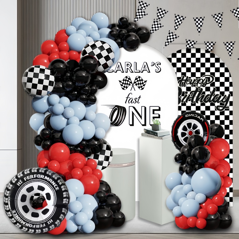 Set Balon Ulang Tahun Bertema  - Lighting Mcqueen Birthday Decor ulasan dan harga