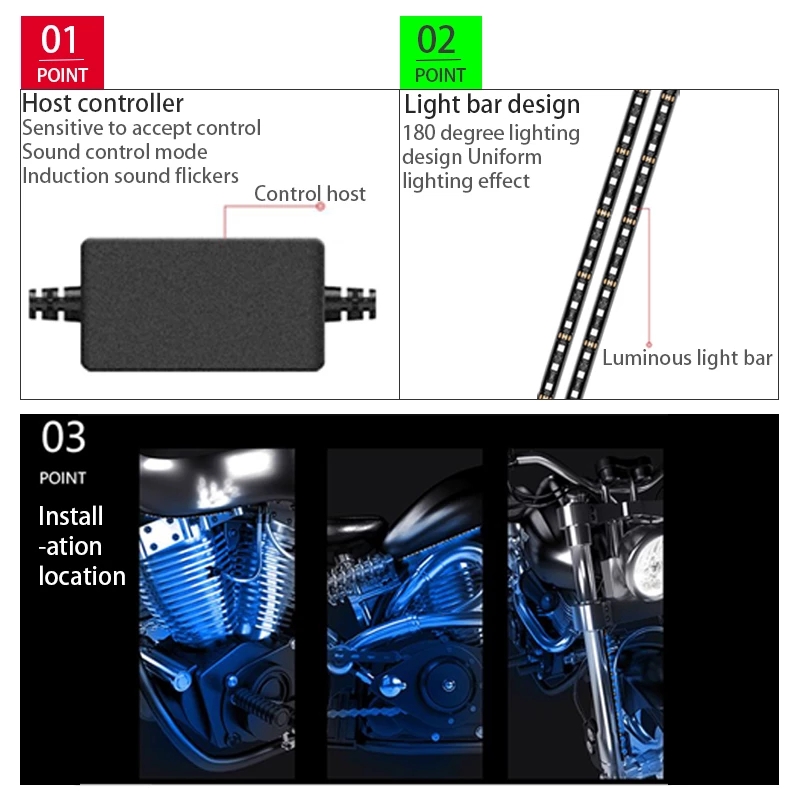 Lampu setrip dekorasi sepeda m - Lighting Bolt Decor ulasan dan harga